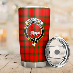 Clan MacDonald of Sleat Tartan Crest Tumbler QE94 Clan MacDonald of Sleat Tartan Today