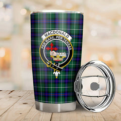 Clan MacDonald of the Isles Hunting Modern Tartan Crest Tumbler TU46 Clan MacDonald Tartan Today