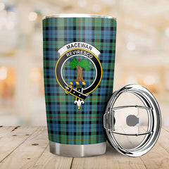 Clan MacEwan Ancient Tartan Crest Tumbler VD82 Clan MacEwen_MacEwan Tartan Today