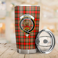 Clan MacGill Modern Tartan Crest Tumbler YZ26 Clan MacGill Tartan Today