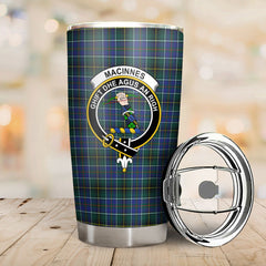 Clan MacInnes Modern Tartan Crest Tumbler NH69 Clan MacInnes Tartan Today