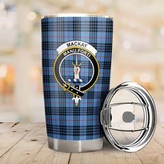 Clan MacKay Blue Tartan Crest Tumbler UT31 Clan MacKay Tartan Today