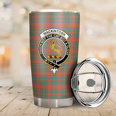 Clan MacKintosh Ancient Tartan Crest Tumbler MG11 Clan MacKintosh / MacIntosh Tartan Today