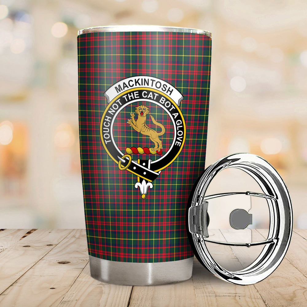Clan MacKintosh Hunting Modern Tartan Crest Tumbler KI47 Clan MacKintosh / MacIntosh Tartan Today