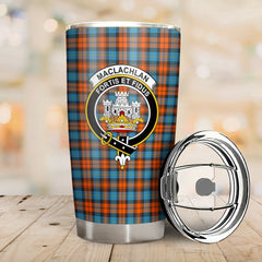 Clan MacLachlan Ancient Tartan Crest Tumbler UL72 Clan Hall Tartan Today