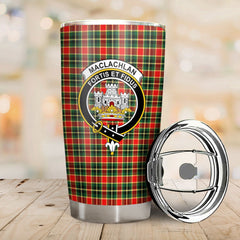 Clan MacLachlan Hunting Modern Tartan Crest Tumbler YP24 Clan Hall Tartan Today