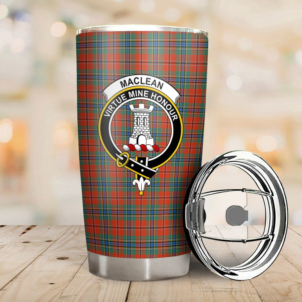 Clan MacLean of Duart Ancient Tartan Crest Tumbler HN32 Clan Hall Tartan Today