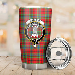 Clan MacLean of Duart Modern Tartan Crest Tumbler GI75 Clan Hall Tartan Today