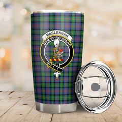 Clan MacLennan Ancient Tartan Crest Tumbler PZ61 Clan Hall Tartan Today