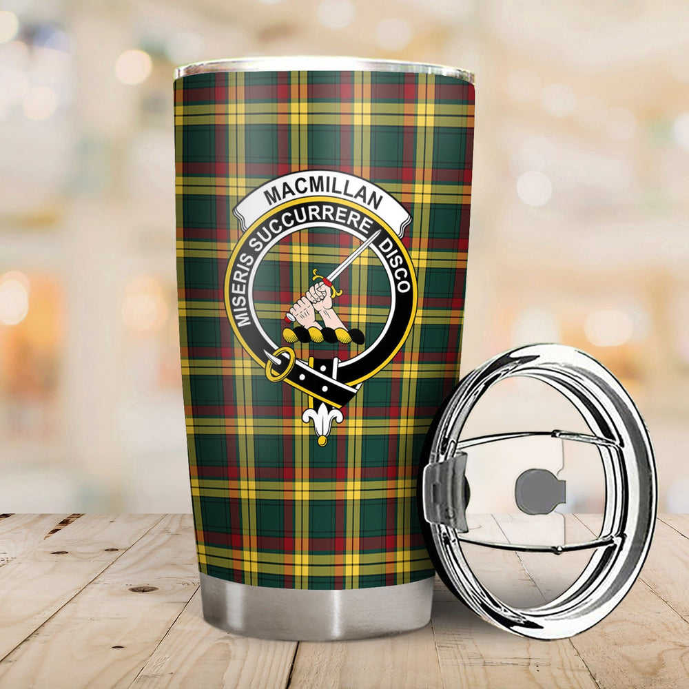 Clan MacMillan Old Modern Tartan Crest Tumbler GX89 Clan MacMillan Tartan Today