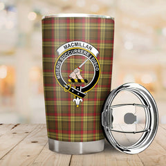 Clan MacMillan Old Weathered Tartan Crest Tumbler KP16 Clan MacMillan Tartan Today