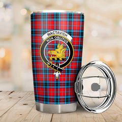 Clan MacTavish Modern Tartan Crest Tumbler AQ41 Clan MacTavish Tartan Today