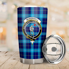 Clan McKerrell Tartan Crest Tumbler EI58 Clan Kerr Tartan Today