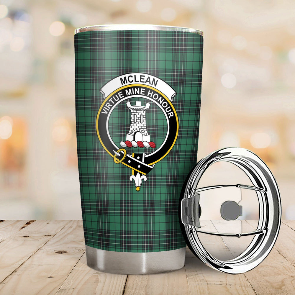 Clan McLean Hunting Ancient Tartan Crest Tumbler CX50 Clan Hall Tartan Today