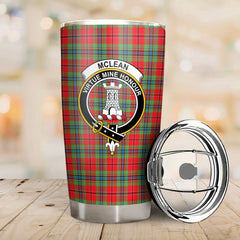 Clan McLean of Duart Modern Tartan Crest Tumbler XZ27 Clan Hall Tartan Today