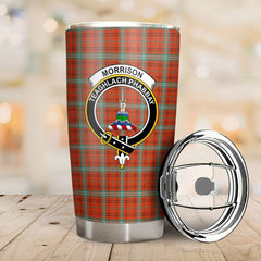 Clan Morrison Red Ancient Tartan Crest Tumbler JS67 Clan Morrison Tartan Today