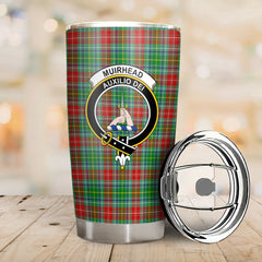 Clan Muirhead Tartan Crest Tumbler VT75 Clan Muir_More Tartan Today