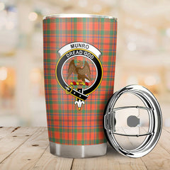 Clan Munro Ancient Tartan Crest Tumbler PO93 Clan Munro Tartan Today