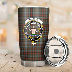 Clan Murray of Atholl Weathered Tartan Crest Tumbler QP71 Clan Murray Tartan Today