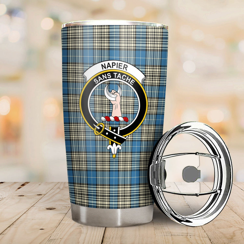 Clan Napier Ancient Tartan Crest Tumbler GD49 Clan Napier Tartan Today