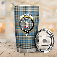 Clan Napier Ancient Tartan Crest Tumbler GD49 Clan Napier Tartan Today