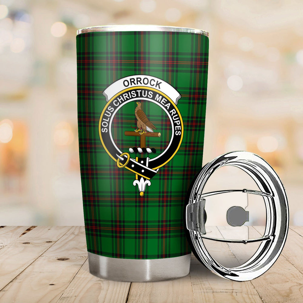 Clan Orrock Tartan Crest Tumbler IQ28 Clan Orrock Tartan Today