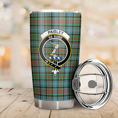 Clan Paisley District Tartan Crest Tumbler WR59 Clan Paisley Tartan Today