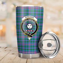 Clan Pitcairn Hunting Tartan Crest Tumbler IP96 Clan Pitcairn Tartan Today