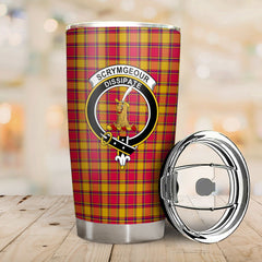 Clan Scrymgeour Tartan Crest Tumbler BF63 Clan Scrymgeour Tartan Today