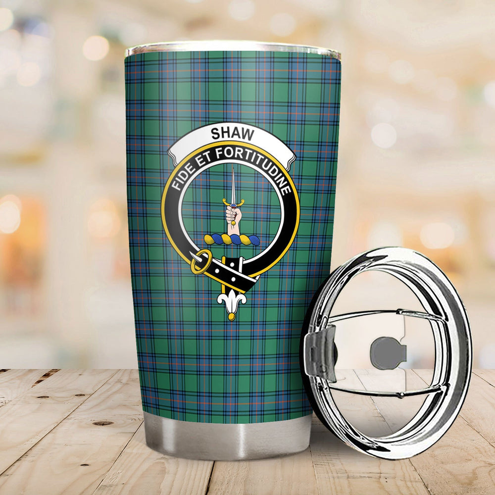 Clan Shaw Ancient Tartan Crest Tumbler NK79 Clan Shaw Tartan Today
