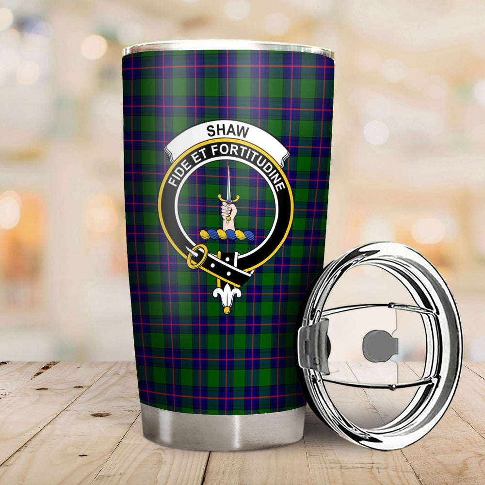Clan Shaw Modern Tartan Crest Tumbler HV23 Clan Shaw Tartan Today