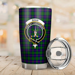 Clan Shaw Modern Tartan Crest Tumbler HV23 Clan Shaw Tartan Today