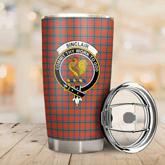 Clan Sinclair Ancient Tartan Crest Tumbler WO51 Clan Sinclair Tartan Today