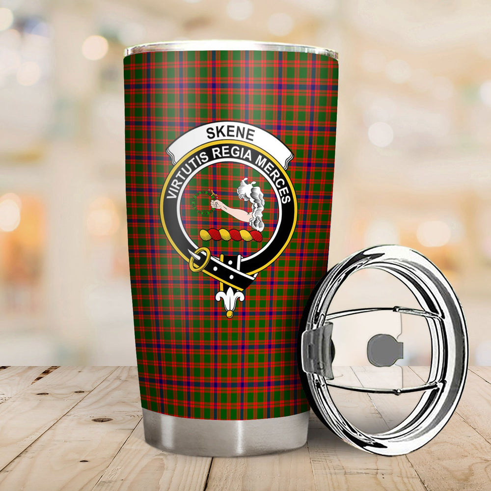Clan Skene Modern Tartan Crest Tumbler SW39 Clan Skene Tartan Today