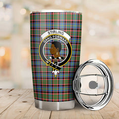 Clan Stirling (of Keir) Tartan Crest Tumbler AT53 Clan Stirling Tartan Today