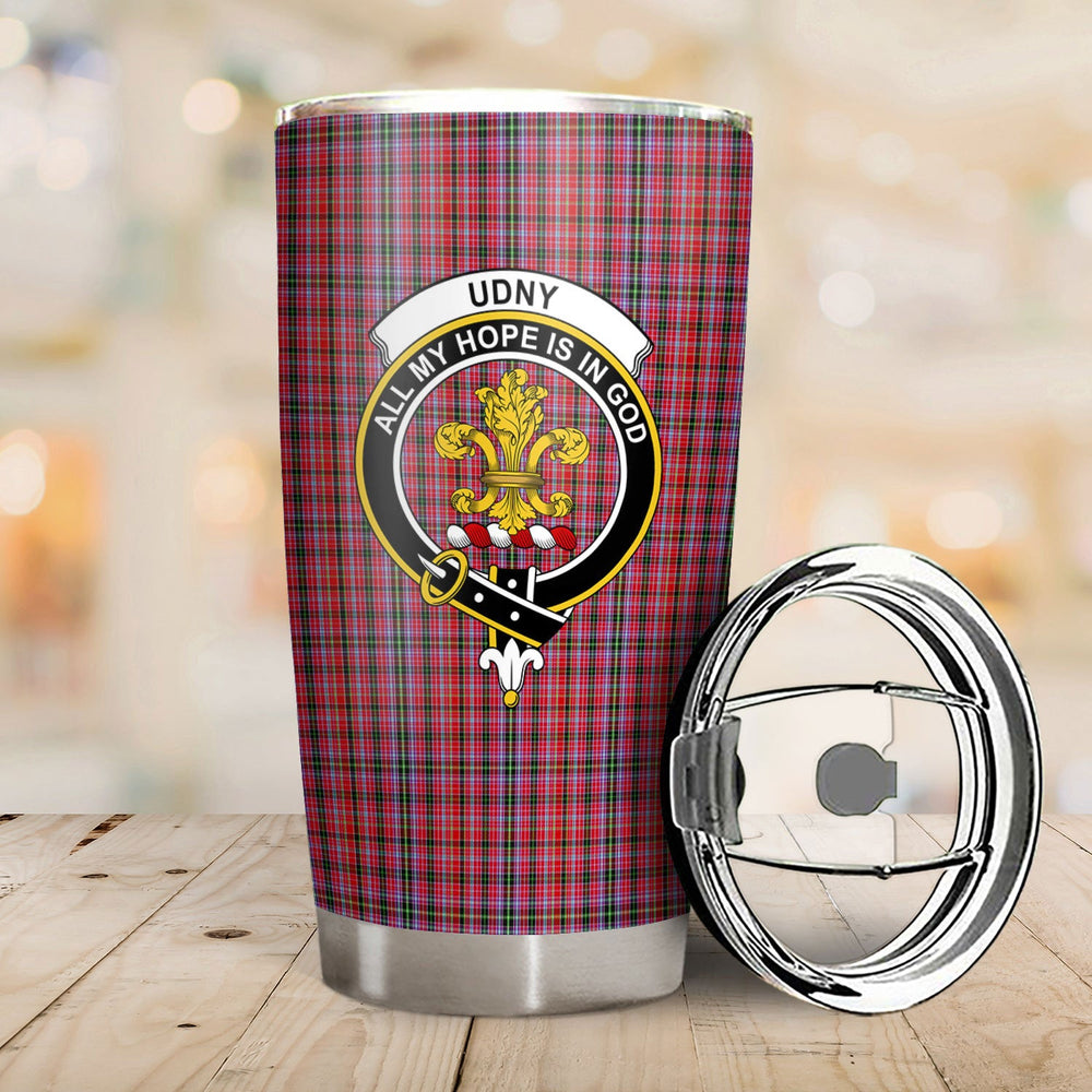 Clan Udny Tartan Crest Tumbler TW56 Clan Udny Tartan Today