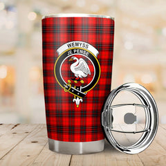 Clan Wemyss Modern Tartan Crest Tumbler ZL77 Clan Wemyss Tartan Today
