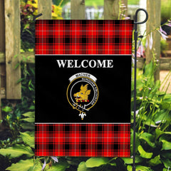 Clan MacIver Tartan Crest Black Garden Flag OY10 Clan Garden Tartan Today