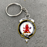 Clan Maitland Tartan Crest Keychain MC83 Clan Maitland Tartan Today