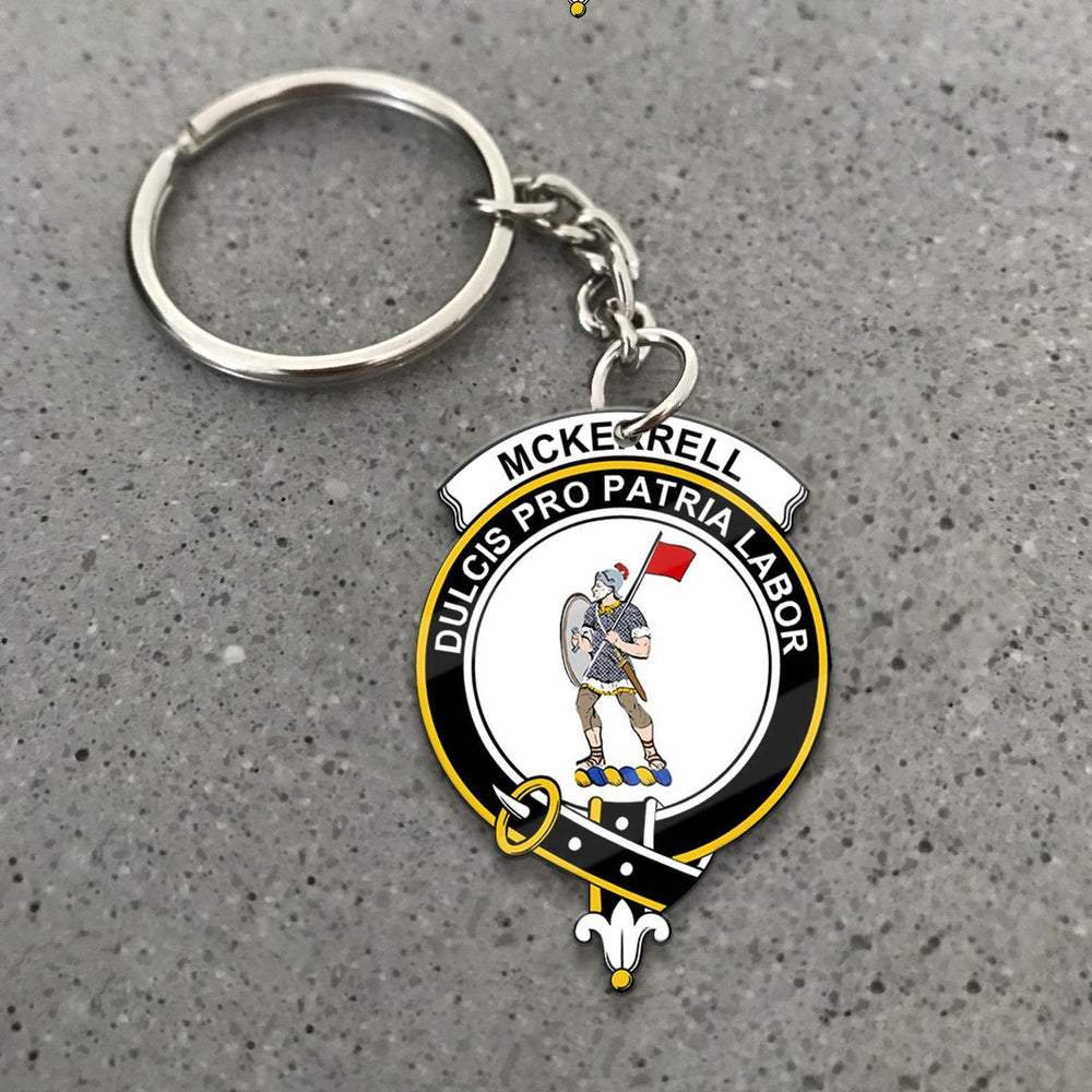 Clan McKerrell Tartan Crest Keychain JV69 Clan Kerr Tartan Today