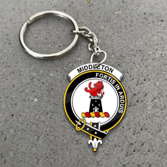 Clan Middleton Tartan Crest Keychain LQ95 Clan Middleton Tartan Today