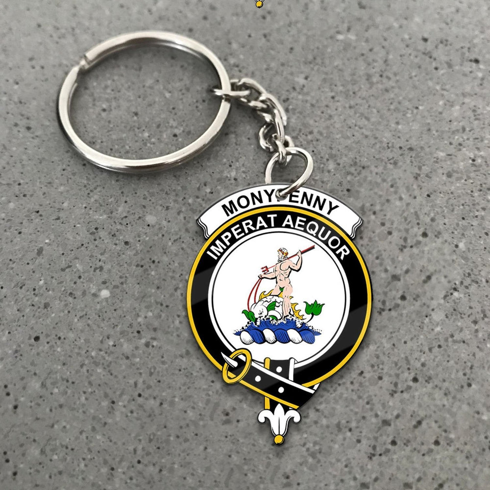 Clan Monypenny Tartan Crest Keychain SX10 Clan Monypenny Tartan Today