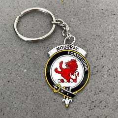 Clan Moubray Tartan Crest Keychain VT56 Clan Moubray Tartan Today