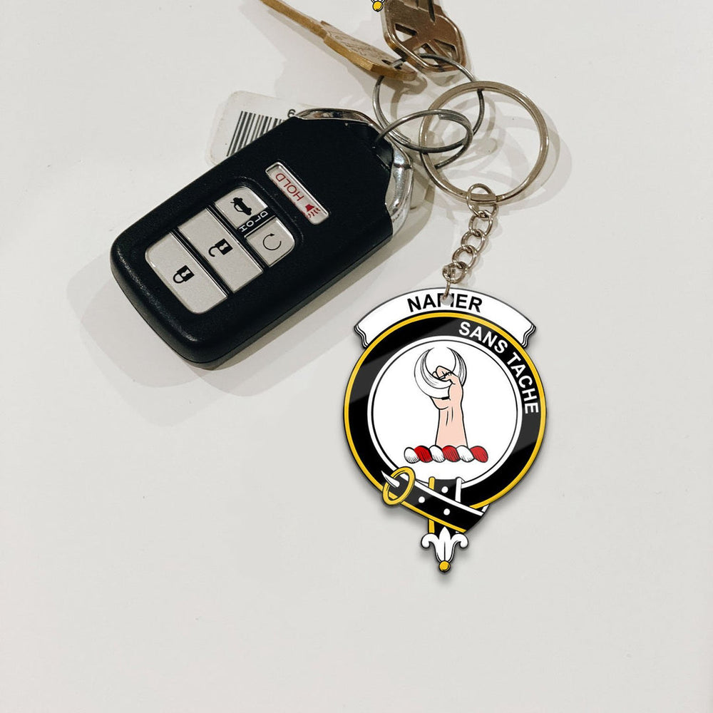 Clan Napier Tartan Crest Keychain GA95 Clan Napier Tartan Today