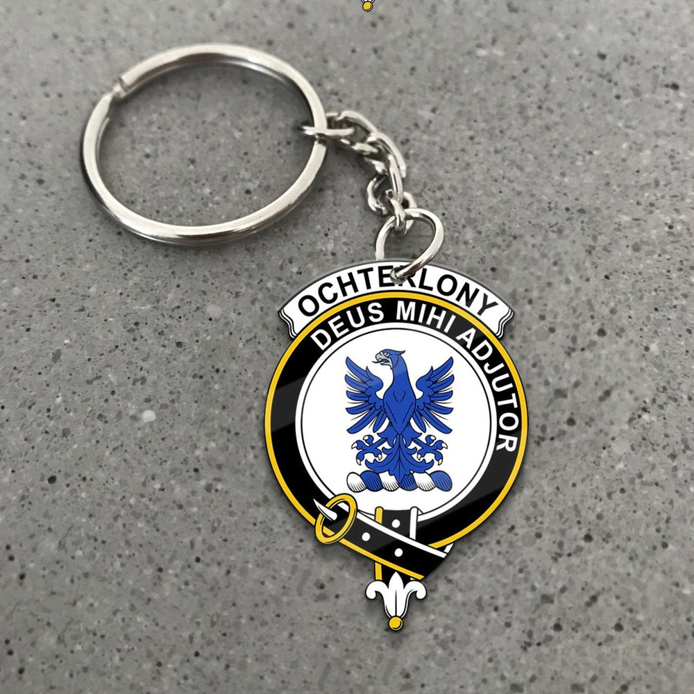 Clan Ochterlony Tartan Crest Keychain EK10 Clan Ochterlony/ Ochterlonie Tartan Today