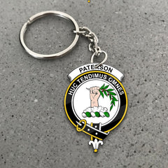 Clan Paterson Tartan Crest Keychain IS57 Clan Paterson Tartan Today