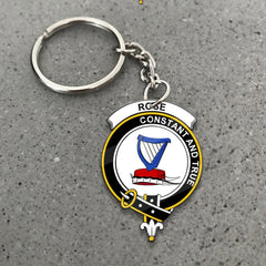 Clan Rose Tartan Crest Keychain TZ39 Clan Rose Tartan Today