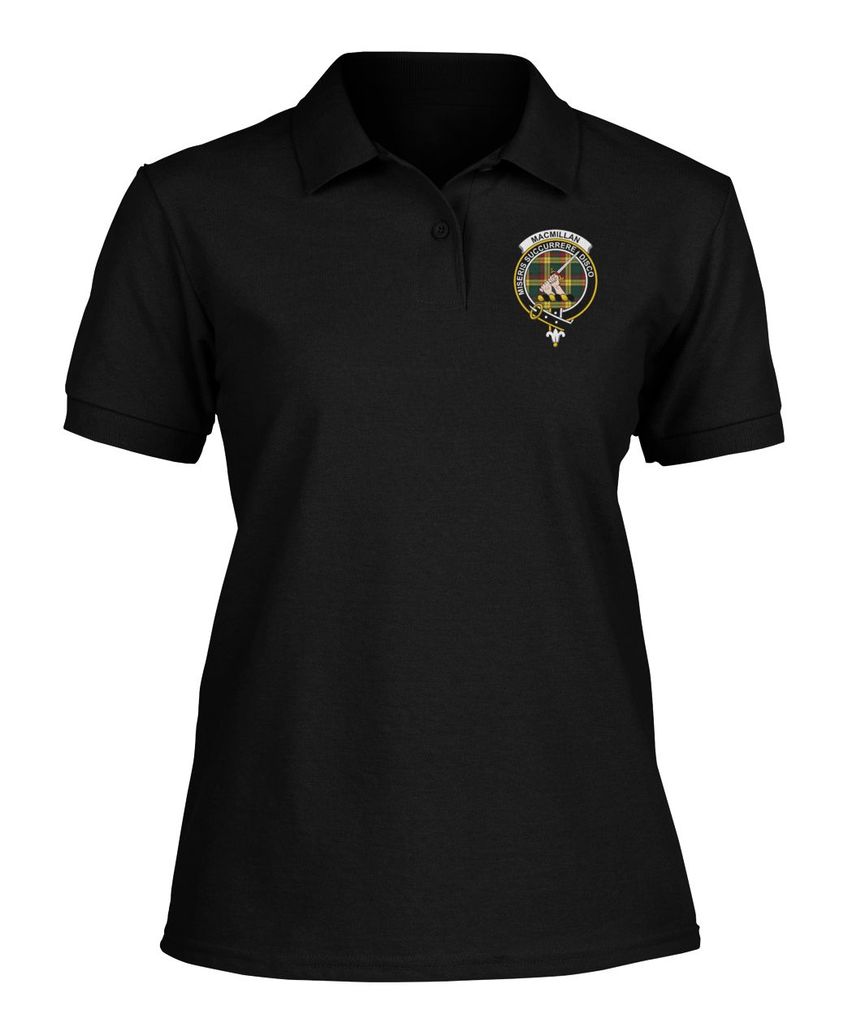 Clan MacMillan Family Crest Polo T-Shirt WH99 MacMillan Tartan Tartan Polo