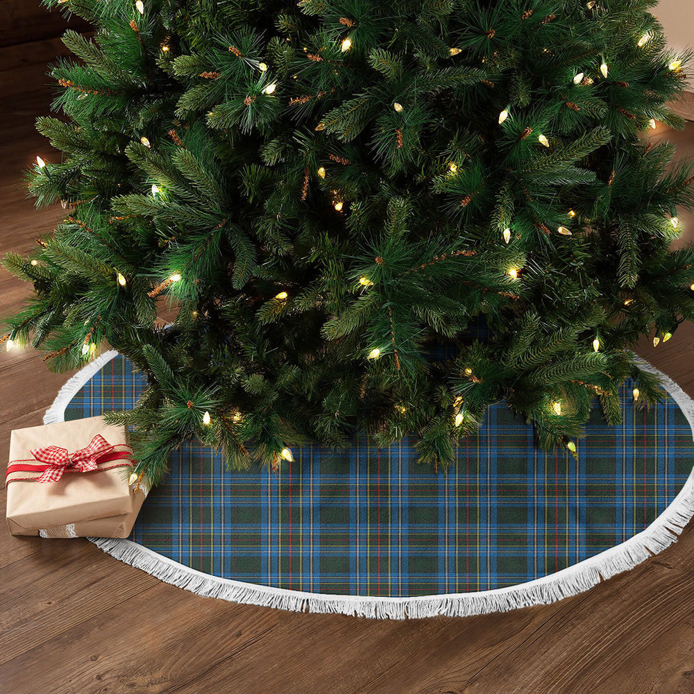 Clan Cockburn Modern Tartan Christmas Tree Skirt RJ82 Cockburn Modern Tartan Tartan Christmas