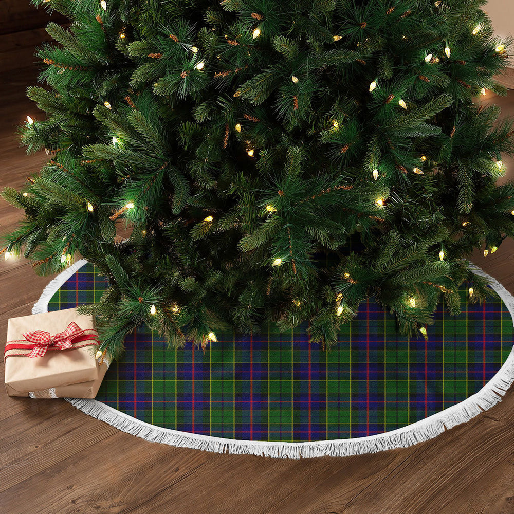 Clan Forsyth Modern Tartan Christmas Tree Skirt HD25 Forsyth Modern Tartan Tartan Christmas
